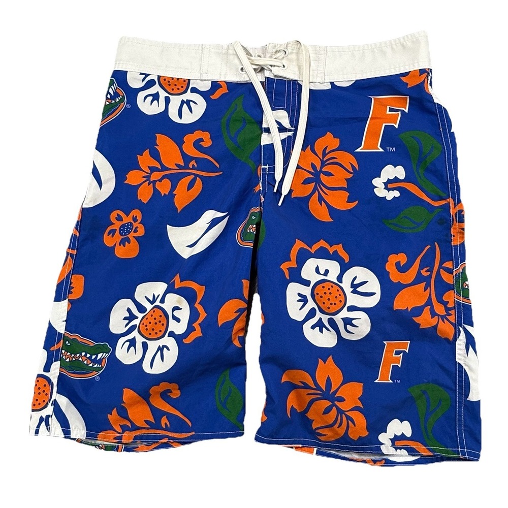 Bathing Suit Wes‎ & Willy XL Blue Men University Of Florida Gators Tropical
